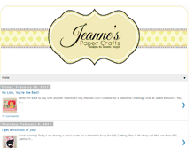 Tablet Screenshot of jeannespapercrafts.com